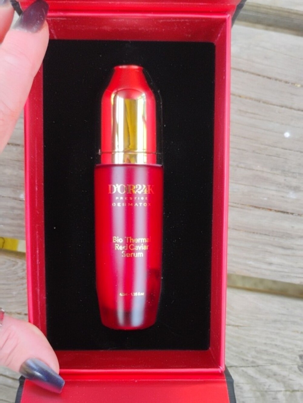 D'OR24K Prestige $2,000 Dermotox Bio Thermal Red Caviar Serum -40ml/1.35 Oz - Picture 2 of 6